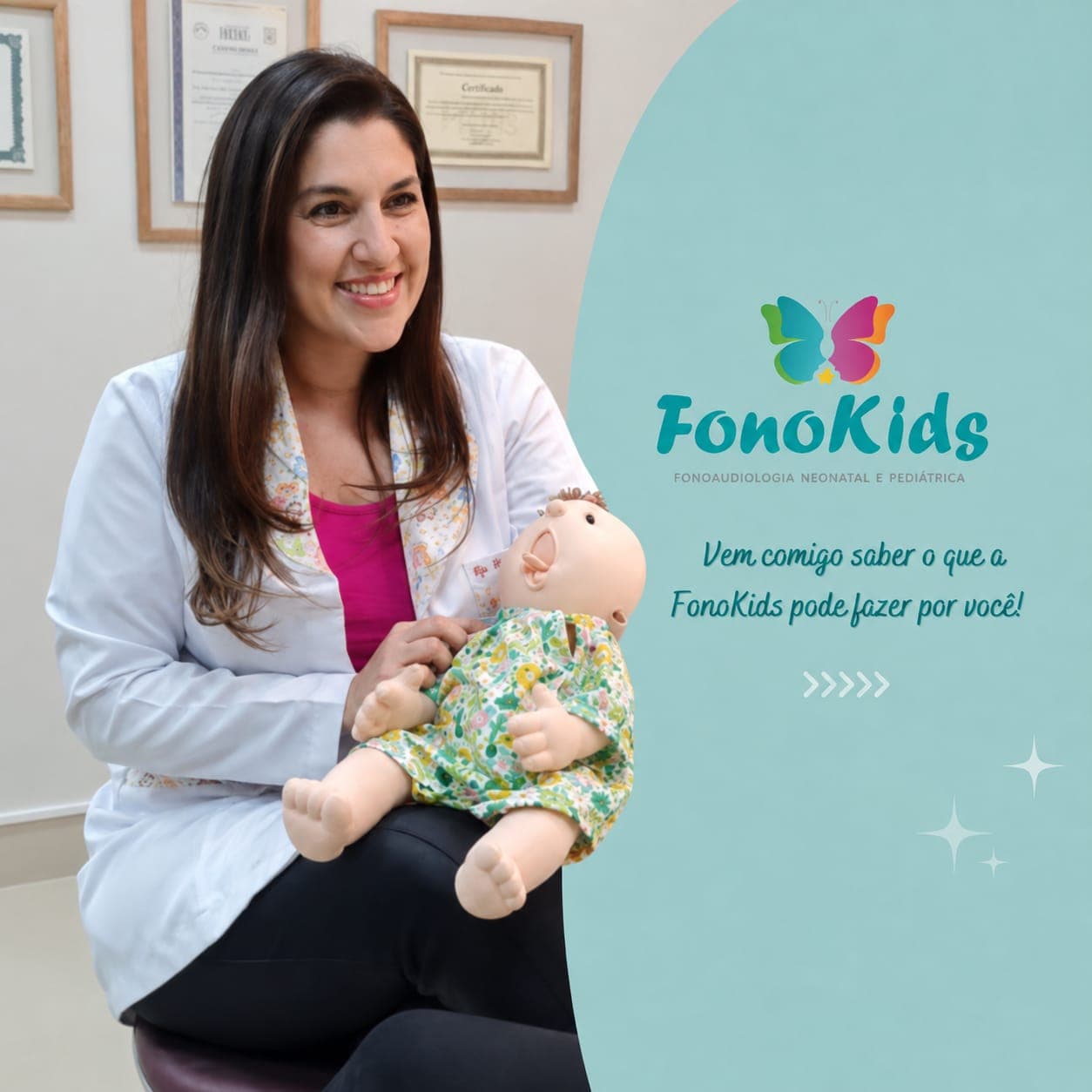 Vanessa Pimenta, fundadora da FonoKids